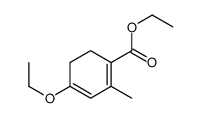 ethyl 4-ethoxy-2-methylcyclohexa-1,3-diene-1-carboxylate Structure