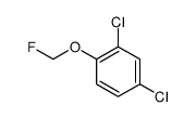 2,4-dichloro-1-(fluoromethoxy)benzene Structure