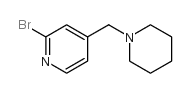 2-bromo-4-(1-piperidinomethyl)pyridine Structure