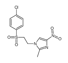 1-[2-(4-chlorophenyl)sulfonylethyl]-2-methyl-4-nitroimidazole Structure