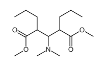 dimethyl 3-(dimethylamino)-2,4-dipropylpentanedioate结构式