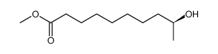 (+)-(S)-9-Hydroxydecansaeure-methylester Structure