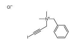 benzyl-(3-iodoprop-2-ynyl)-dimethylazanium,chloride结构式