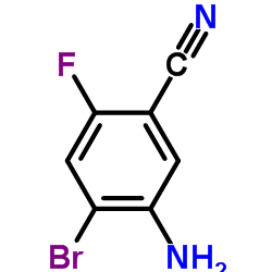 5-Amino-4-bromo-2-fluorobenzonitrile Structure