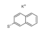 potassium 2-naphthalenethiolate Structure