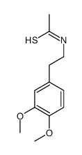 N-[2-(3,4-dimethoxyphenyl)ethyl]ethanethioamide结构式