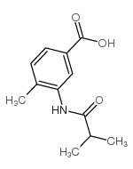 4-methyl-3-(2-methylpropanoylamino)benzoic acid Structure