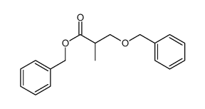 benzyl 2-methyl-3-phenylmethoxypropanoate Structure