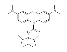 triisopropylsilyloxycarbonyl leucomethylene blue Structure
