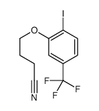 4-[2-iodo-5-(trifluoromethyl)phenoxy]butanenitrile Structure