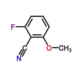 2-Fluoro-6-methoxybenzonitrile Structure