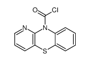 10H-pyrido[3,2-b][1,4]benzothiazine-10-carbonyl chloride结构式