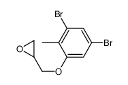 [(3,5-dibromo-2-methylphenoxy)methyl]oxirane Structure