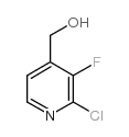 2-Chloro-3-fluoro-4-(hydroxymethyl)pyridine structure