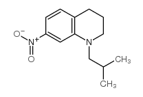 1-异丁基-7-硝基-1,2,3,4-四氢喹啉结构式