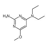 2-amino-6-(diethylamino)-4-methoxypyrimidine Structure