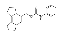 opt.-inakt.-4-Phenylcarbamoyloxymethyl-1.2.3.3a.4.5.5a.6.7.8-decahydro-as-indacen结构式