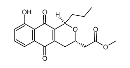 Desoxyfrenolicin-methylester Structure