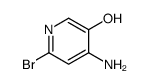 4-氨基-6-溴吡啶-3-醇结构式