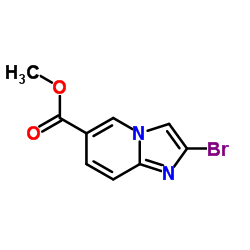 Methyl 2-bromoimidazo[1,2-a]pyridine-6-carboxylate Structure