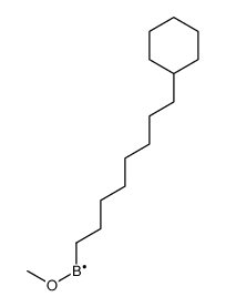 8-cyclohexyloctyl(methoxy)boron Structure