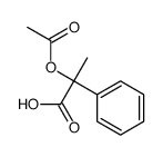 2-acetyloxy-2-phenylpropanoic acid结构式