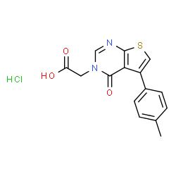 [5-(4-甲基苯基)-4-氧噻吩并[2,3-d]嘧啶-3(4H)-基]乙酸盐酸盐图片