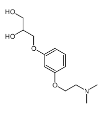3-[3-[2-(dimethylamino)ethoxy]phenoxy]propane-1,2-diol Structure