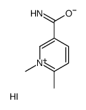 5-Carbamoyl-1-Methyl-2-picolinium Iodide Structure