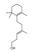 4-methyl-6-(2,6,6-trimethylcyclohexen-1-yl)hex-3-en-1-ol结构式