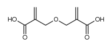 2,2'[oxybis (methylene)]bis-2-propenoic acid Structure