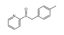 4-methylbenzyl 2-pyridyl sulphoxide Structure