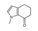 1-methyl-5,6-dihydro-4H-indol-7-one结构式
