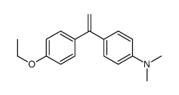 4-[1-(4-ethoxyphenyl)ethenyl]-N,N-dimethylaniline Structure