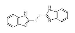 1H-Benzimidazole,2,2'-dithiobis-结构式