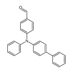 4-(N-(4-phenylphenyl)anilino)benzaldehyde Structure