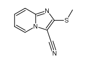 2-methylthioimidazo[1,2-a]pyridine-3-carbonitrile结构式