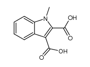 1-methyl-1H-indole-2,3-dicarboxylic acid结构式