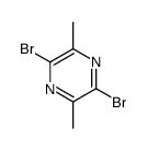 2,5-二溴-3,6-二甲基吡嗪结构式