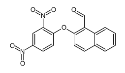 2-(2,4-dinitrophenoxy)naphthalene-1-carbaldehyde结构式