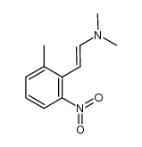 N,N-dimethyl-2-(2-methyl-6-nitrophenyl)ethenamine Structure