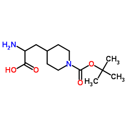 2-氨基-3-{1-[([叔丁氧基)羰基]哌啶-4-基}丙酸图片