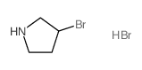 3-溴吡咯烷氢溴酸盐结构式