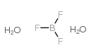Boron trifluoride dihydrate Structure