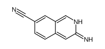 3-aminoisoquinoline-7-carbonitrile Structure
