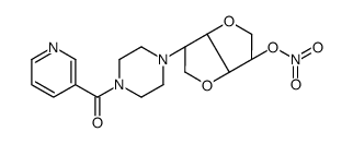 [(3S,3aR,6S,6aS)-3-[4-(pyridine-3-carbonyl)piperazin-1-yl]-2,3,3a,5,6,6a-hexahydrofuro[3,2-b]furan-6-yl] nitrate Structure