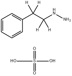 Phenelzine-d4 Sulfate Structure