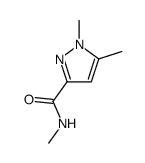 N,1,5-trimethylpyrazole-3-carboxamide Structure