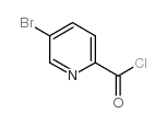5-溴吡啶-2-羰基氯结构式