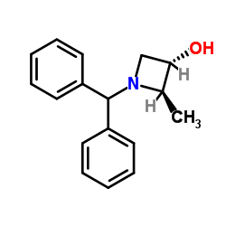 (2R,3S)-1-(二苯基甲基)-2-甲基氮杂环丁烷-3-醇图片